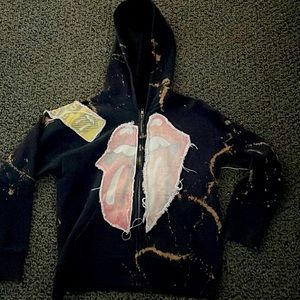 Custom made kids Rolling Stones hoodie